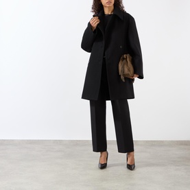 Broad Double Breasted Peacoat