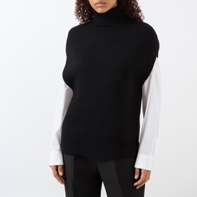 Double-Faced Knitted Cape