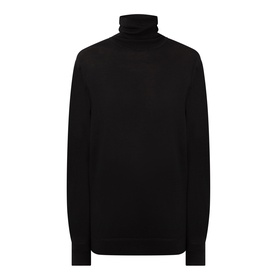 Fine-Knit Turtleneck Sweater