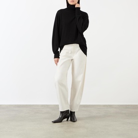 Fine-Knit Turtleneck Sweater