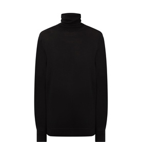 Fine-Knit Turtleneck Sweater