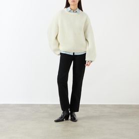 Brushed Rib Knit Sweater