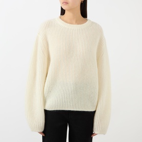 Brushed Rib Knit Sweater