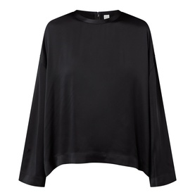 Boxy Satin Blouse