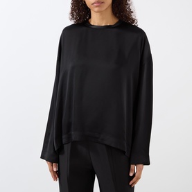 Boxy Satin Blouse