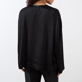 Boxy Satin Blouse