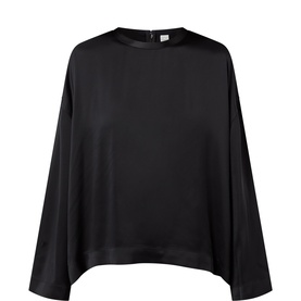 Boxy Satin Blouse