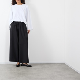 Drawstring Dinner Wide Leg Trousers
