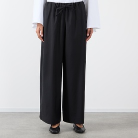 Drawstring Dinner Wide Leg Trousers