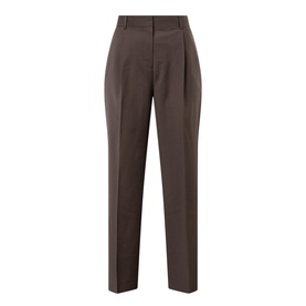 Pleated Straight Leg Trousers