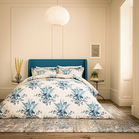 Larkspur Meadow Duvet Set Blue