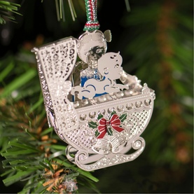 Baby Cradle Christmas Tree Decoration