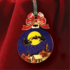 Santa Sleigh Christmas Tree Decoration