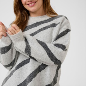 Wilma Striped Knitted Sweater
