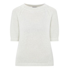 Ribbed Trims Knitted Sweater