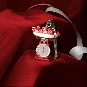 Retro Weighing Scales Christmas Tree Decoration