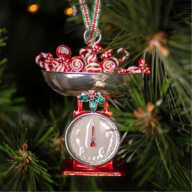 Retro Weighing Scales Christmas Tree Decoration