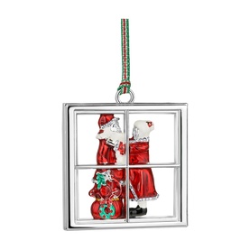 Santa Leaving North Pole Christmas Tree Decoration