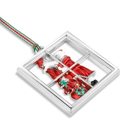 Santa Leaving North Pole Christmas Tree Decoration