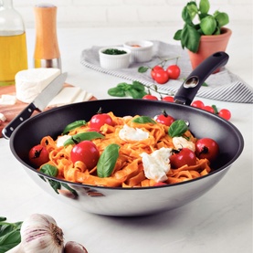 Non-Stick Stainless Steel Wok 28cm