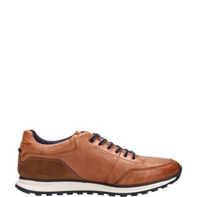 Leather Lace-Up Trainers