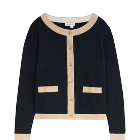 Charlotte Contrast Tipped Cardigan
