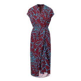 Dilian Printed Wrap Dress