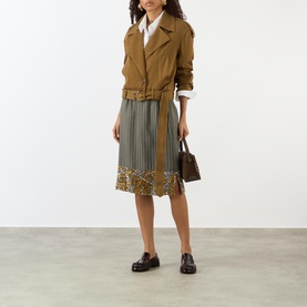 Vensar Garment Dyed Trench Jacket