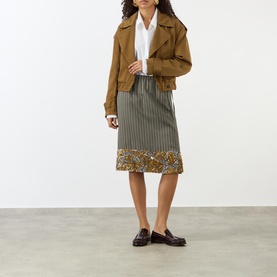 Vensar Garment Dyed Trench Jacket