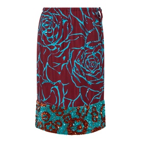 Floral Embellished Skirt