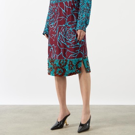 Floral Embellished Skirt