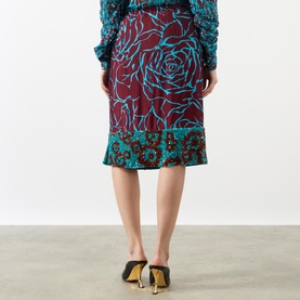 Floral Embellished Skirt