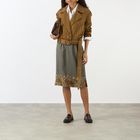 Scotts Embellished Pleated Skirt