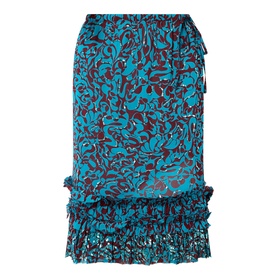 Scotts Embroidered Printed Skirt
