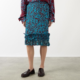 Scotts Embroidered Printed Skirt