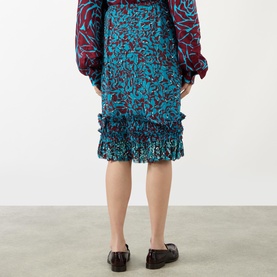 Scotts Embroidered Printed Skirt
