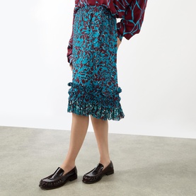 Scotts Embroidered Printed Skirt