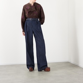 Peaches Belted Wide Leg Trousers