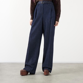 Peaches Belted Wide Leg Trousers