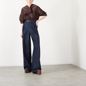Peaches Belted Wide Leg Trousers