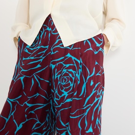 Pila Printed Wide Leg Trousers