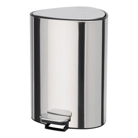 EasyStore&trade; Steel Pedal Bin with Liner Storage 5L
