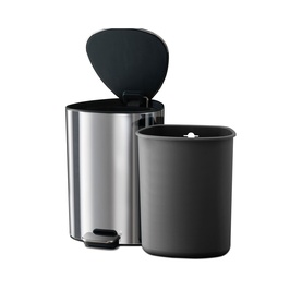 EasyStore&trade; Steel Pedal Bin with Liner Storage 5L