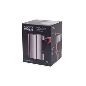 EasyStore&trade; Steel Pedal Bin with Liner Storage 5L