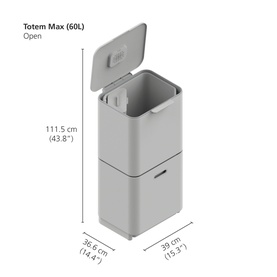Totem Max Waste Separation & Recycling Unit 60L