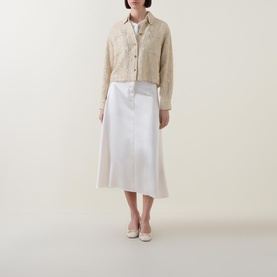 Double Pocket Tweed Overshirt