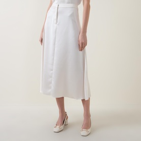 High-Rise Flared Skirt