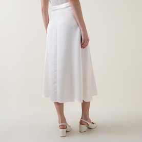 High-Rise Flared Skirt