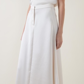 High-Rise Flared Skirt