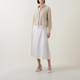 High-Rise Flared Skirt